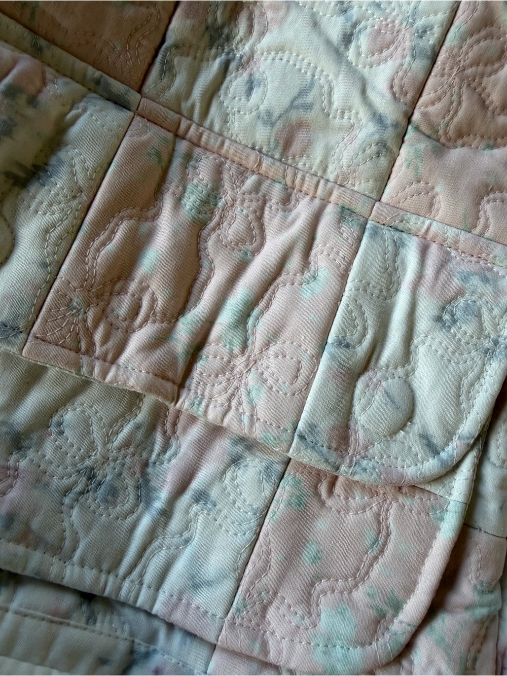 LoveShackFancy x Anthropologie Quilted Soft Pink Floral Backpack - Picture 7 of 10